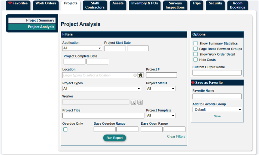 Project Analysis